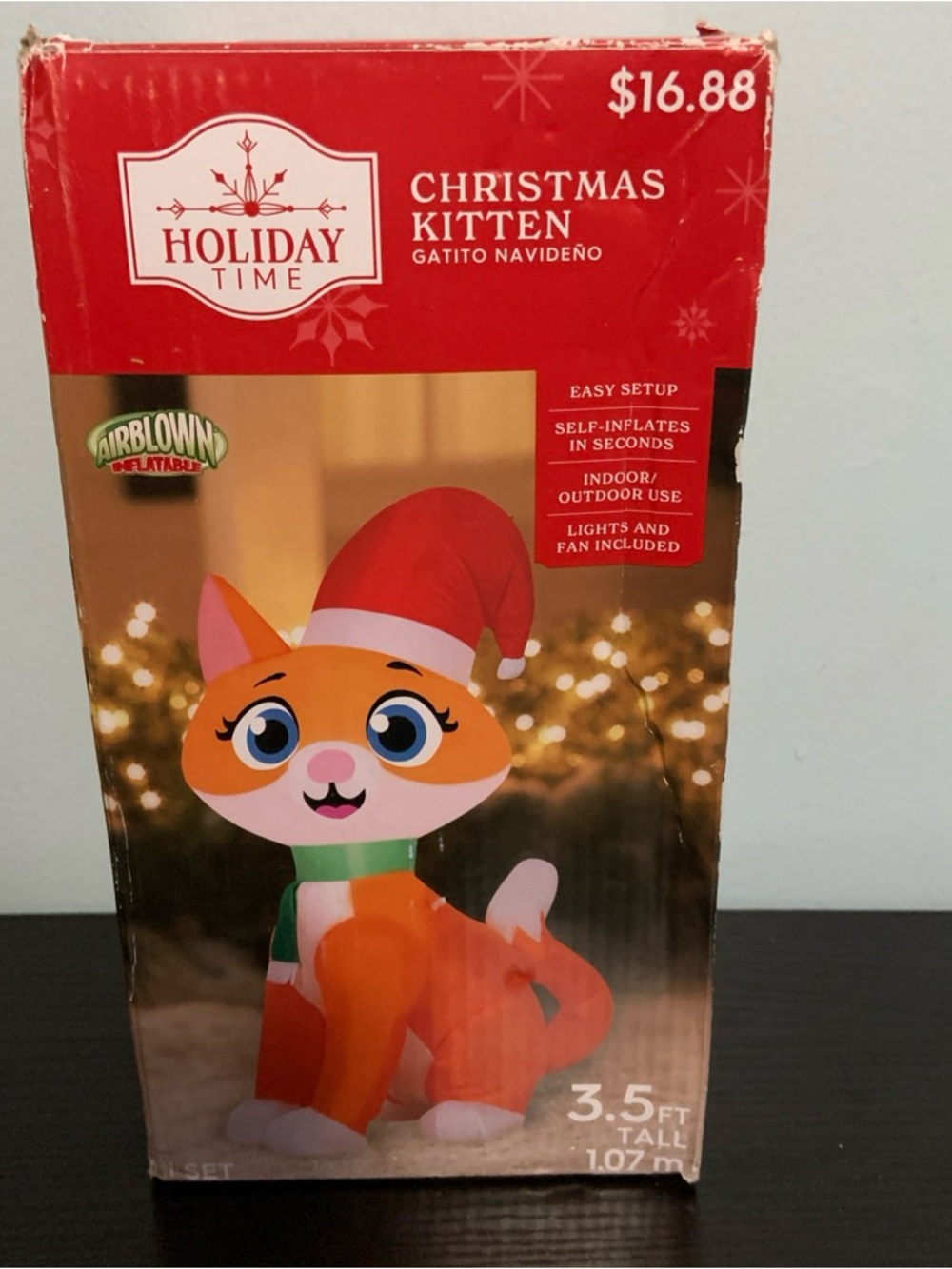 Inflatable Christmas Kitten